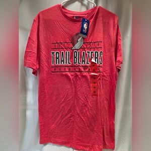 NBA Red Trail Blazers Men's Shirt